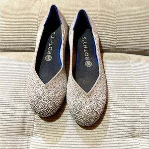 Rothy’s Pearl Metallic size 8